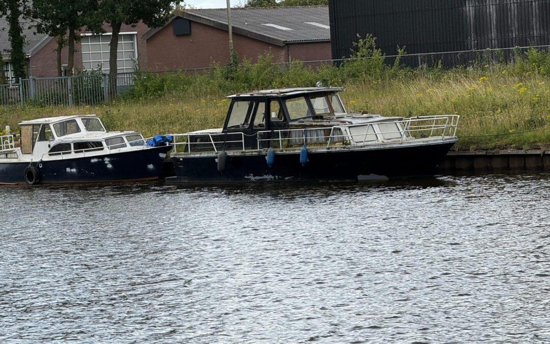 Boot bergen na illegale bewoning in Drenthe